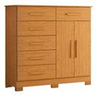 Cômoda Xangai 06 gavetas 02 portas Cinamomo - Móveis Albatroz Cômoda Xangai 06 gavetas 02 portas Cinamomo - Móveis Albatroz