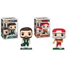 COMP Boneco Funko Pop! NFL Jets Aaron Rodgers + Chiefs Travis Kelce