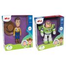 COMP Bonecos Toy Story Disney Woody e Buzz Lightyear com Som Elka