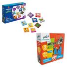 COMP Brinquedos Educativos Infantis: Jogo da Memória Animais 24 Peças + Quebra-Cabecinha Dinos COMP Brinquedos Educativos Infantis: Jogo da Memória Animais 24 Peças + Quebra-Cabecinha Dinos