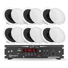 COMP Home Theater Receiver 100W RMS Ths1000 + 6 Arandelas 40w 4 Ohms Comercio e Residencias - Taramps