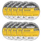 COMP Kit 10 Fitas Isolantes Vonder 19mm x 10m com Tensão Máxima de 750V para Fios e Cabos Elétricos - 1137191013 COMP Kit 10 Fitas Isolantes Vonder 19mm x 10m com Tensão Máxima de 750V para Fios e Cabos Elétricos - 1137191013