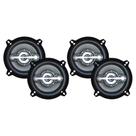 COMP Kit 2 Pares de Alto Falantes 5" Polegadas Quadriaxial LS5 200W 4Ohms