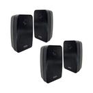 COMP Kit 2 Pares de Caixas de Som Ambiente 70W 8Ohms Pretas Resistente à Água com Tela Leson COMP Kit 2 Pares de Caixas de Som Ambiente 70W 8Ohms Pretas Resistente à Água com Tela Leson