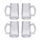COMP Kit 4 Canecas de Vidro para Chopp e Cerveja Haus Concept Pavillion 350ml