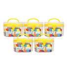 COMP Kit 5x Maletas de Massa de Modelar Joy Maleta - 8 Cores + 15 Moldes Leo&Leo Leonora