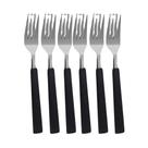 COMP Kit 6 Garfos de Mesa Aço Inox Preto Linha Riviera Brinox COMP Kit 6 Garfos de Mesa Aço Inox Preto Linha Riviera Brinox