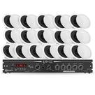 COMP Kit Amplificador Taramps THS 6000 + 16 Arandelas 6" 40 Watts RMS 8 Ohms Residenciais e comercios