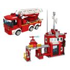COMP Kit Brinquedos de Montar Xalingo para Bombeiros - Blocos e Missões