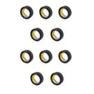 COMP Kit com 10 Fitas Isolantes Antichamas 19mm x 10m Preta Vonder - 1137191013 COMP Kit com 10 Fitas Isolantes Antichamas 19mm x 10m Preta Vonder - 1137191013