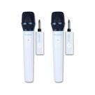 COMP Kit com 2 Microfones sem Fio Dinâmico AR100 HT na cor Branca Leson