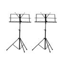 COMP Kit com 2x Suportes para Partitura Hayonik SP100 Preto com Altura Ajustável COMP Kit com 2x Suportes para Partitura Hayonik SP100 Preto com Altura Ajustável