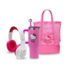 COMP Kit Hello Kitty - Headphone Bluetooth + Copo Térmico 1,15L + Bolsa Praia Zona Criativa