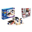 COMP Kit Jogo Educativo Infantil Mímica Express Kids + Carimbos Letras e Números Xalingo