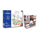 COMP Kit Jogo Educativo Infantil: Mímica Express Kids Cooper Fun + Explorando o Alfabeto Xalingo