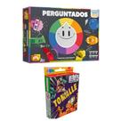 COMP Kit Jogos de Tabuleiro e Cartas: Perguntados Copag + Tomalle Cooper Fun COMP Kit Jogos de Tabuleiro e Cartas: Perguntados Copag + Tomalle Cooper Fun