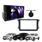 COMP Kit Multimídia Gol Saveiro Voyage G7 RS401BR Roadstar + Moldura + Câmera de Ré