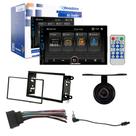 COMP Kit Multimídia RS-506BR Onix 12/19 + Moldura 7" + Câmera Ré + Chicote + Adaptador Antena