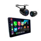 COMP Kit Multimídia Slim 9” CarPlay Android Auto + Câmera de Ré Borboleta HD 2x1 Linha Dinâmica