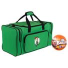 COMP Kit NBA: Bolsa Esportiva Grande Boston Celtics Verde + 5 Surprise Ballers Série 2 (Sortido)