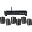 COMP Kit Som Ambiente Amplificador Slim 3200 + 3 Pares de Caixas de Som PS 200
