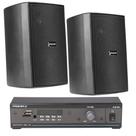 COMP Kit Som Ambiente Frahm Slim 500 + 2 Caixas Ps200 60wrms Preta