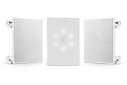 COMP Kit Som Ambiente para Cozinha até 30m² com Amplificador Hs Wall + 2 arandelas 70W