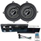 COMP Kit Som Automotivo com Alto-Falantes Triaxiais Leson Diamond 5” + Rádio Bluetooth HT-1023