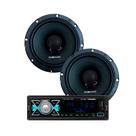 COMP Kit Som Automotivo Roadstar RS2714BR Bluetooth + Alto Falantes Audiophonic CN650 6,5 COMP Kit Som Automotivo Roadstar RS2714BR Bluetooth + Alto Falantes Audiophonic CN650 6,5