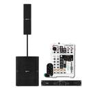 COMP Kit Taramps Completo Mesa T0302 + Sub 1200.1 LF + Caixa 400.4 HF + Haste + Amplificador T2800