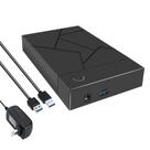 Compartimento de disco rígido Luejnbogty USB 3.0 para SATA de 3,5 polegadas com plugue americano