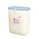 Compartimento de mesa Cute Dog Design com tampa de plástico de 26 x 15,5 x 31 cm Compartimento de mesa Cute Dog Design com tampa de plástico de 26 x 15,5 x 31 cm