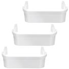 Compartimento de prateleira para porta de freezer, pacote com 3 peças Broz 240351601, branco