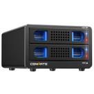 Compartimento RAID de disco rígido CENMATE Aluminium Dual Bay 2,5"/3,5"