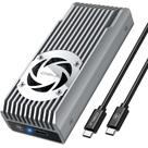 Compartimento SSD Pineo USB 4.0 M.2 NVMe com ventilador de resfriamento C2598