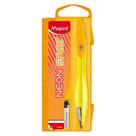 Compasso Com Estojo e Refil Neon Study MAPED Laranja Compasso Com Estojo e Refil Neon Study MAPED Laranja
