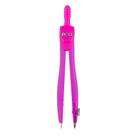 Compasso Escolar Metálico Neon - BRW - Unidade Material Escolar Papelaria Reforçado Resistente