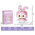 Compatível Com Estatuetas De Desenhos Animados , Blocos De Construção Montados Em Micropartículas , Brinquedos De Quebra
