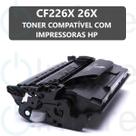 Compatível: Toner Cf226x 26x para Impressora M426 M402 M426FDW M426DW M402DN