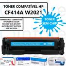 Compatível: Toner Cf414a W2021 Sem Chip para M454DN MFP M479FDW M479DW M479FDN Ciano - PREMIUM