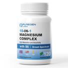 Complejo de Magnesio 10 en 1 Puregen Labs 500mg 240 Cápsulas Vegetales