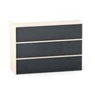 Complemento Balcao de Atendimento P25 Pandin 155 CM Casablanca e Grafito