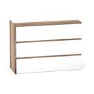 Complemento Balcao de Atendimento P25 Pandin 155 CM Noce Naturale e Branco Complemento Balcao de Atendimento P25 Pandin 155 CM Noce Naturale e Branco