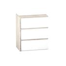 Complemento Balcao de Atendimento P25 Pandin 95 CM Casablanca e Branco