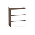 Complemento Balcao de Atendimento P25 Pandin 95 CM Walnut e Branco Complemento Balcao de Atendimento P25 Pandin 95 CM Walnut e Branco