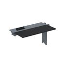 Complemento da Mesa Plataforma para Coworking 110x792 Cplpsc110 110cm Industrial Preto E Grafito