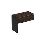 Complemento de Mesa Pé Painel Linha P25 90cm Escarlate E Preto