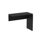 Complemento de Mesa Pé Painel Linha P25 90cm Preto Complemento de Mesa Pé Painel Linha P25 90cm Preto