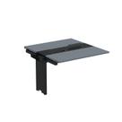 Complemento de Mesa Plataforma para Coworking para 2 Pessoas 130x140 130cm Industrial Grafito E Preto Complemento de Mesa Plataforma para Coworking para 2 Pessoas 130x140 130cm Industrial Grafito E Preto