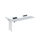 Complemento de Mesa Plataforma para Coworking para 2 Pessoas 150x120 150cm Industrial Branco Complemento de Mesa Plataforma para Coworking para 2 Pessoas 150x120 150cm Industrial Branco